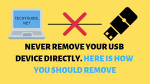 Here is how to remove your External devices from PC Safely