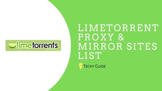 Limetorrent Proxy sites list