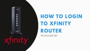login to Xfinity router