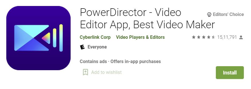 PowerDirector app