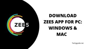 Download Zee5 App for pc 2023 | Mac & Windows