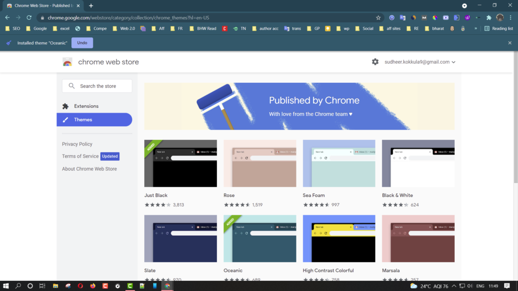 google chrome dark mode windows 10