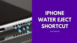 How to eject water from iPhone using siri shortcut