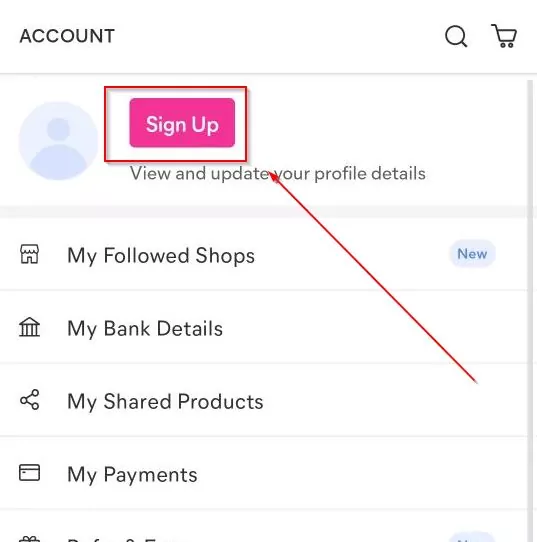 meesho account signup
